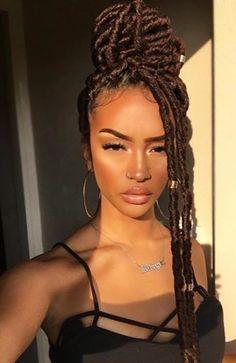 African American woman wearing faux locs - Your Guide to Maintaining and Styling locs