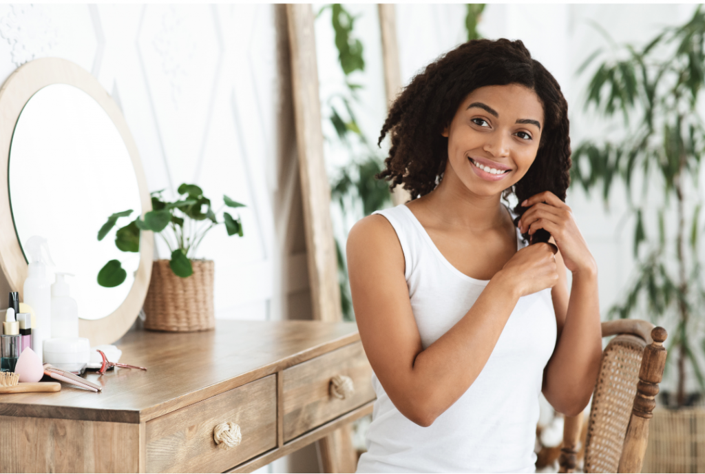 Black women with natural hair