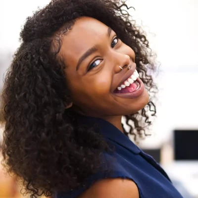 The Wash-and-Go hair style